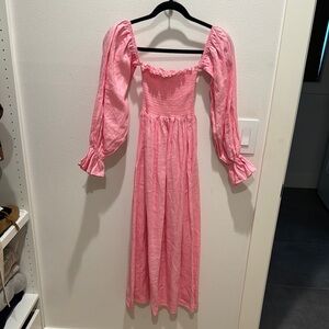 Linen Midi Dress